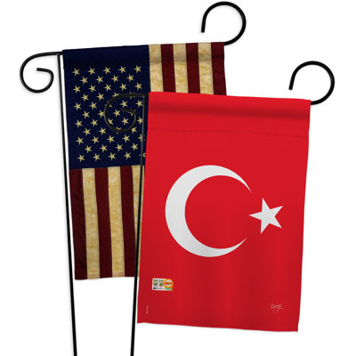 Double Sided 18.5'' H x 13'' W Polyester Garden Flag