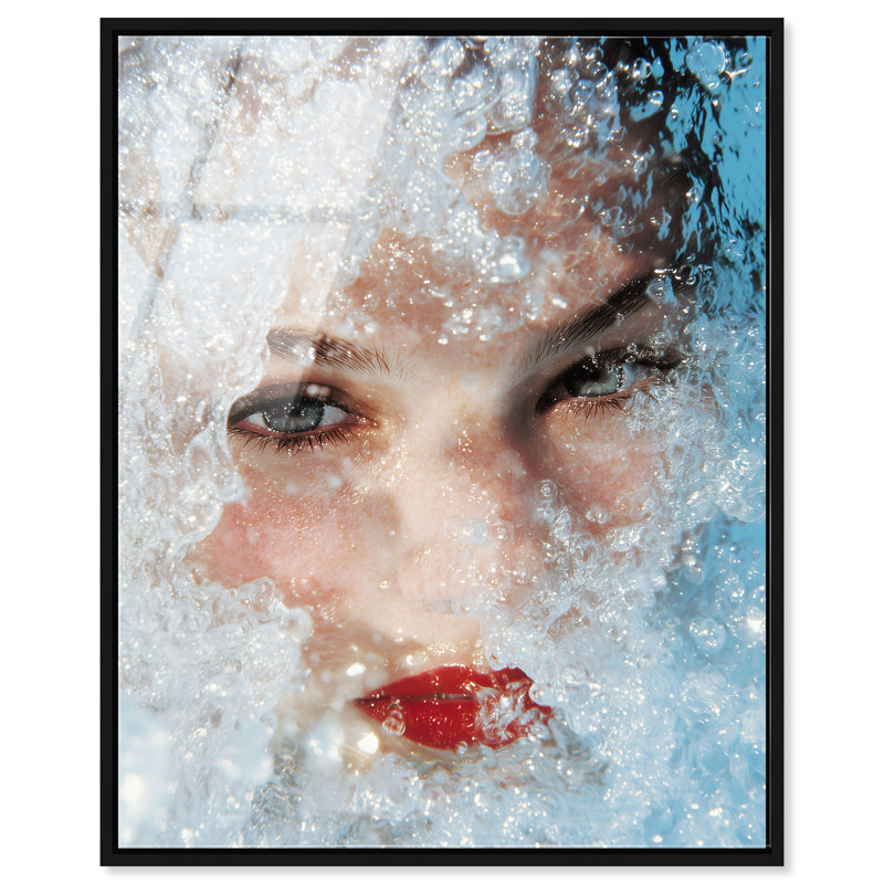 Crystal Splash High-Gloss Frameless Acrylic Glass Wall Art Fashion Print by Oliver Gal, Ready to Hang, 16 x 20, 25"H x 21"W