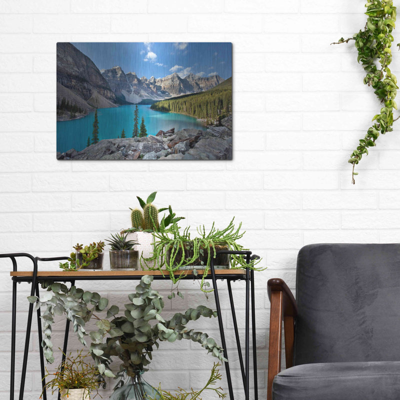 «Valley Of The Ten Peaks» par Larry Malvin, H 12 po x l 16 po