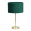 Dadiva Brushed Chrome Stem Table Lamp with Velvet Reni Shade-1570921146-1570921141-1570921149