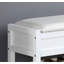 Banc avec rangement pour chaussures blanc