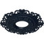 Endurathane Orrington Ceiling Medallion, 22"OD x 6 1/4"ID x 1 3/4"P (Fits Canopies up to 6 1/4"), Hand-Painted Midnight Dream Finish