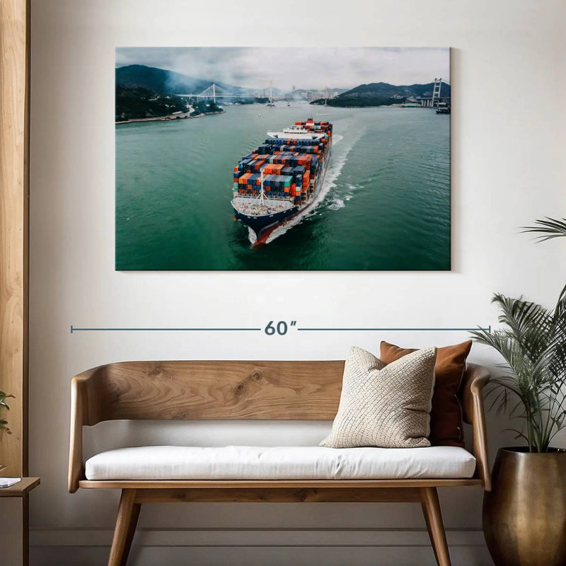 Mehar Cargo Ship Transport, 32" H x 48" W