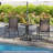 3 PCS Outdoor Bistro Dining Furniture Set w/1.57'' Umbrella Hole Rippled