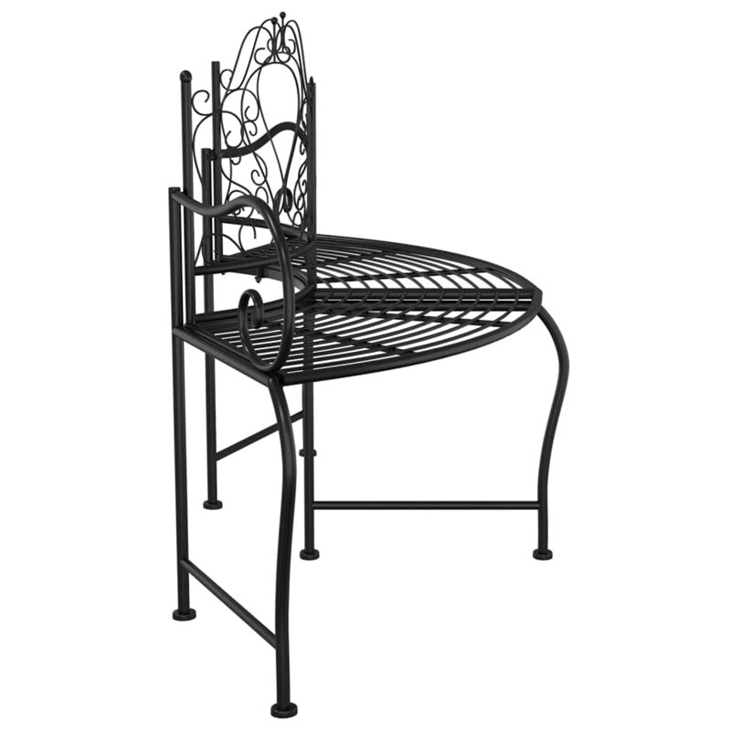 Salpeter Steel Outdoor Bench