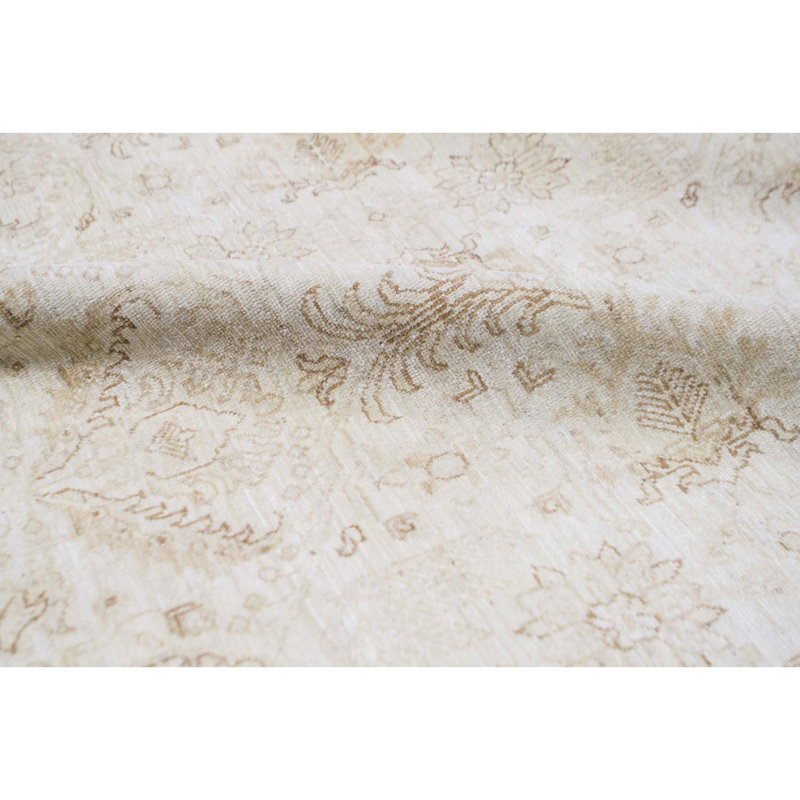 Ziegler Hand Woven Wool Damask Area Rug
