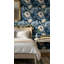 Papier peint floral foncé foncé-129451709