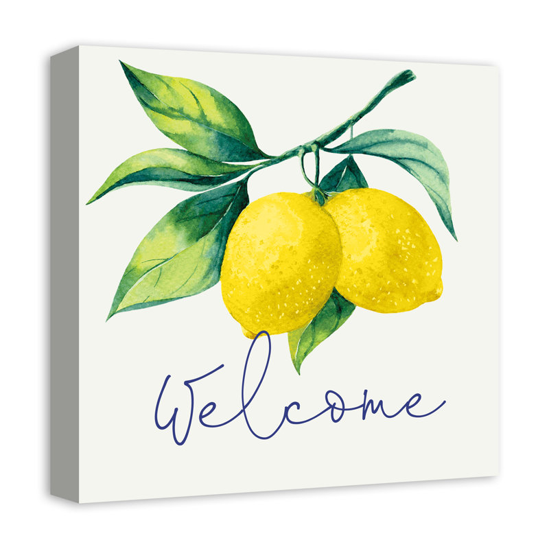 Fresh Lemons Bright 5 - peinture sur toile tendue
