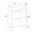 Modern 12 Pair Shoe Storage Cabinet with Doors,Adjustable Shelves-1171960256