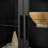 A High Arched Storage Cabinet With A Lamp-336783766