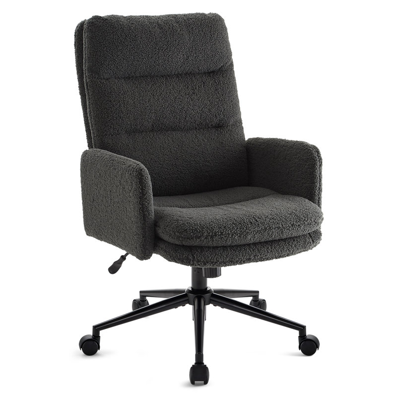 Alexxys Office Chair, Grey Cashmere
