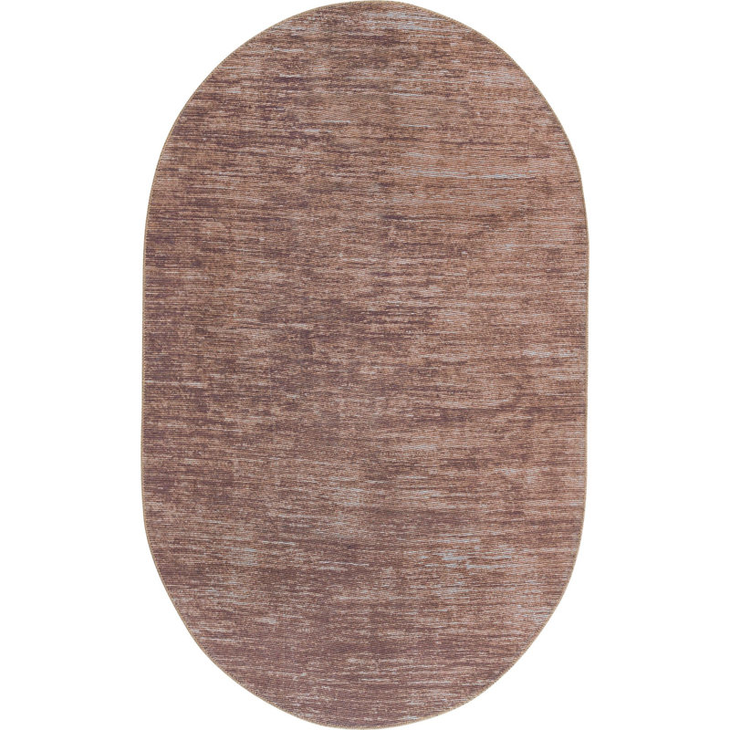 Ikhasa Chenille Indoor Rug, Oval 5' x 8'