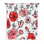 Roses Window Curtains, Floral Blockout & Sheer Curtains - 1 Panel
