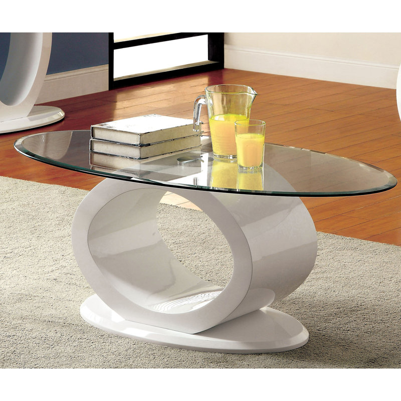 Table basse Rehberg, Blanc