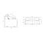 Canapé combiné modulaire de style moderne sans souci de style moderne d'Oller Minimore Type3-121601003