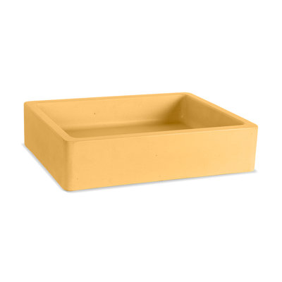 Newterra Handmade Rectangular Vessel Bathroom Sink