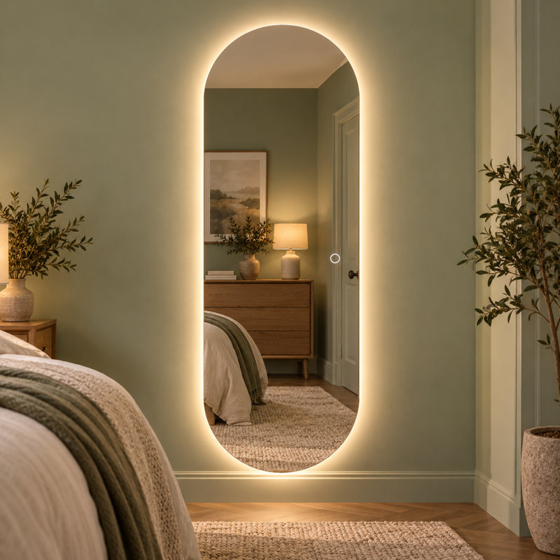 Oval Wall Mirror