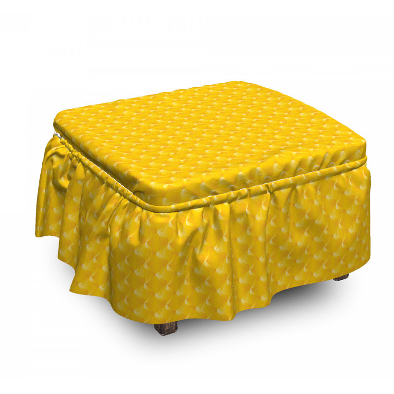 Box Cushion Ottoman Slipcover