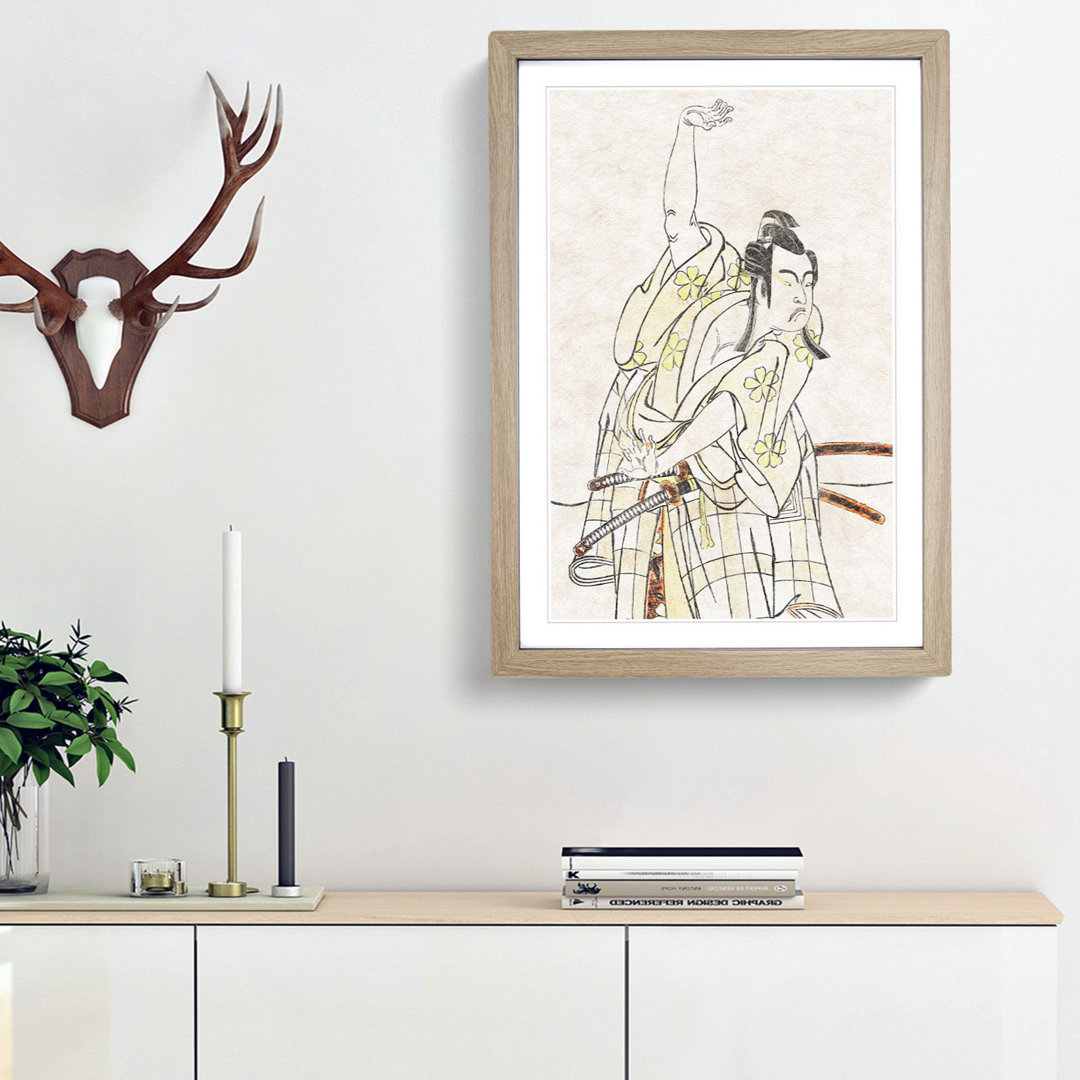 Katsukawa Shunsho by Katsukawa Shunsho - Picture Frame Art Print