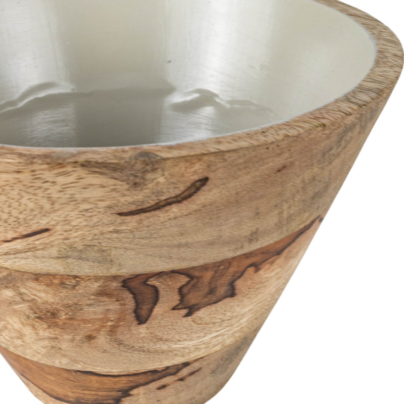 Millwood Pines Shenorock Wood Candy Bowl