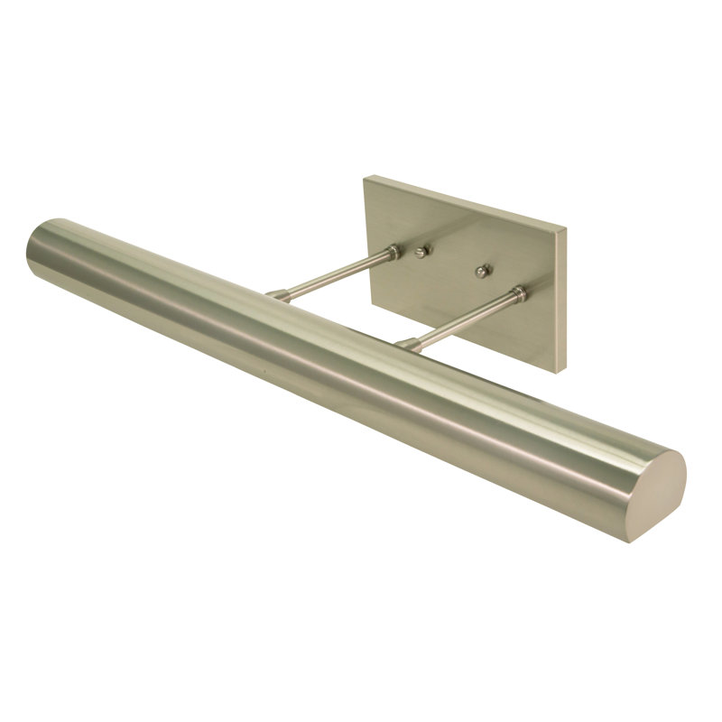 Dimmable LED Wall Mounted Picture Light, Satin Brass, 4.5" H x 12" W x 8" D