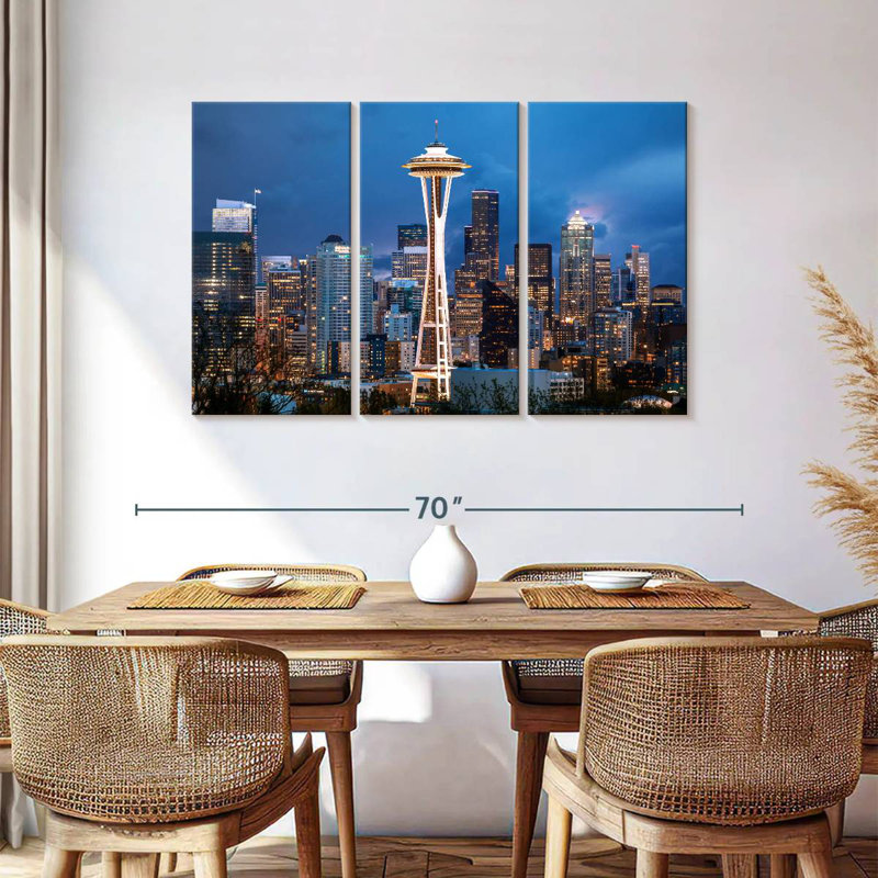 Nicci Space Needle Seattle, 36" H x 57" W