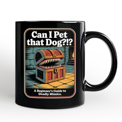 Tasse rétro «Can I Pet That Dog», cadeau humoristique rétro avec nom personnalisé
