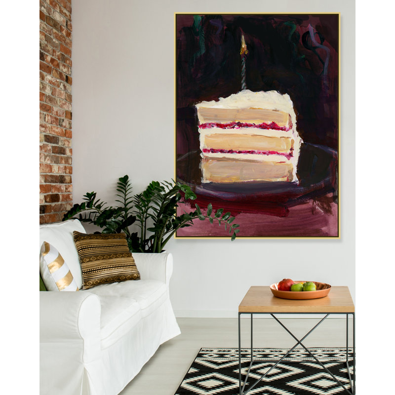 «Make A Wish» par Katie Ré Scheidt, H 49,25 po x l 36,25 po, Cadre flottant blanc