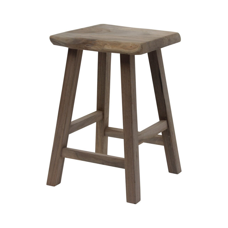 Tabouret en bois massif