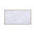 Firminia White Marble Top Rectangular Cocktail Table