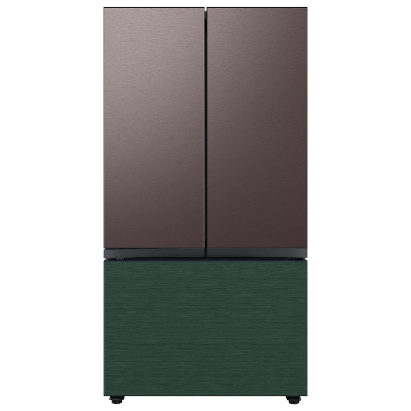 Samsung 24 cu. ft. Smart Bespoke 3-Door French-Door Refrigerator with Customizable Panel Colors and AutoFill Water Pitcher in Custom Panel-Ready