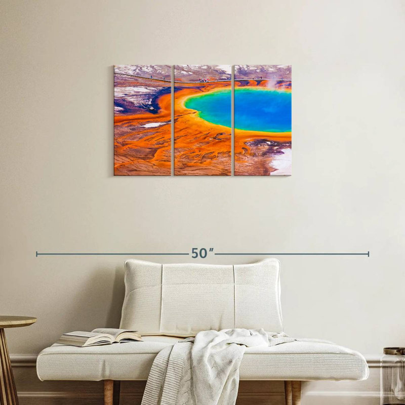 Grand Prismatic Spring In Yellowstone, H 20 po x l 33 po