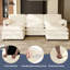 Canapé modulaire en U pour salon Kariba-1255663392