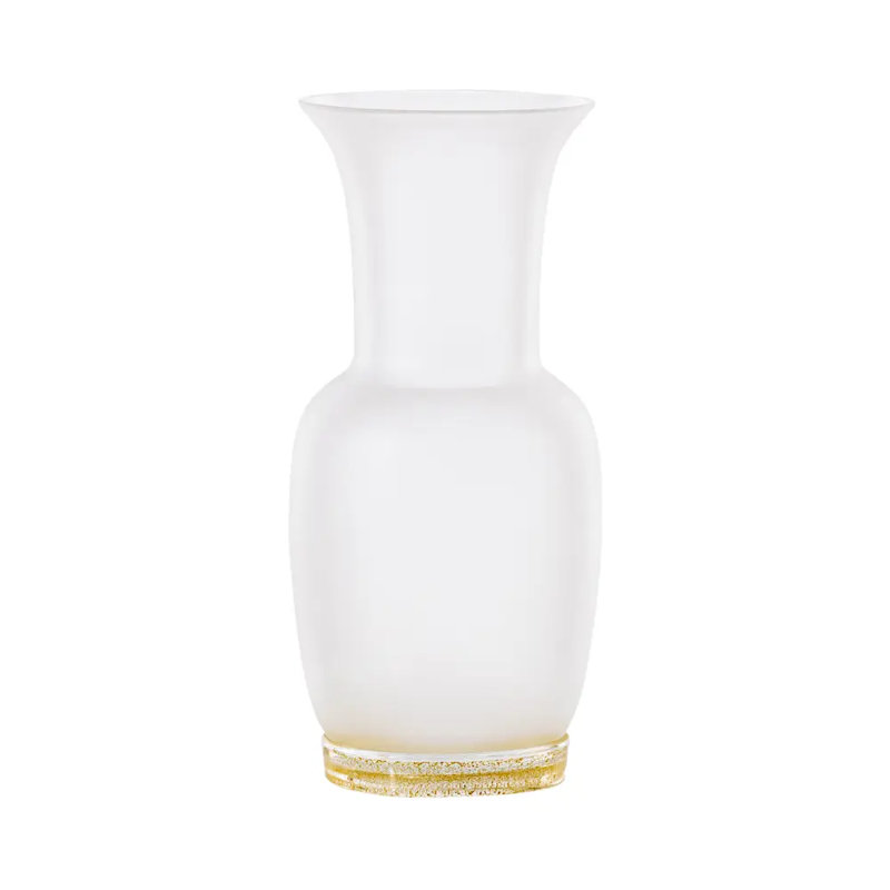 Venini Opalino Vase, Amethyst, 11.81" H x 5.51" W x 5.51" D