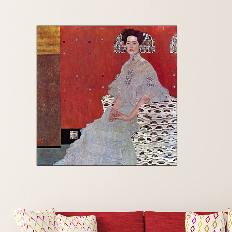 Gustav Klimt - Wrapped Canvas Painting, 100cm H x 100cm W x 1.8cm D