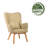 Clarksdale Upholstered Wingback Chair-1171210924