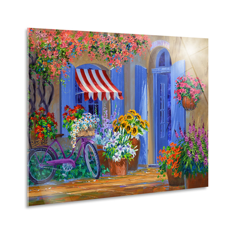 Take Home A Bunch Of Flowers by Mikki Senkarik - No Frame Print on Plastic / Acrylic, 70cm H x 100cm W