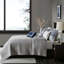 Ensemble de courtepointe réversible 6 pièces en bleu marine / très grand lit. Rembourrage. Coussins décoratifs plissés. Très grand lavable et enchanteur. Pièces avec coussins. Polyvalent-121313506-121313507