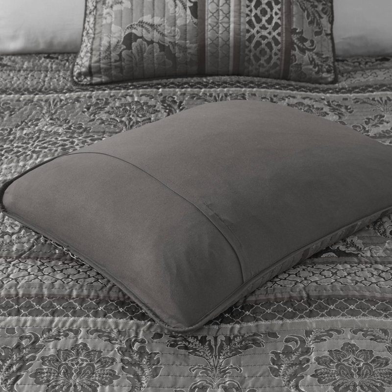 Ensembles de literie luxueux en jacquard de polyester, conception réversible pour la maison