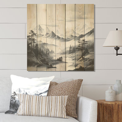 Montagnes alpines, sommets de Suisse - fruits sur bois