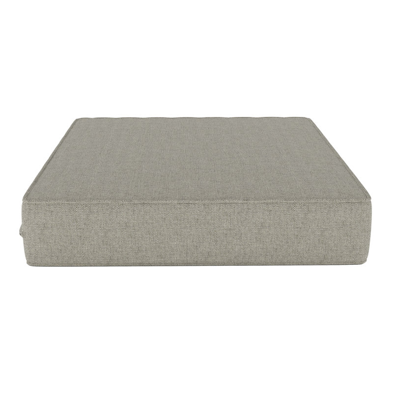 Sunbrella® Outdoor Ottoman Cushion, 3.5" H x 23.5" W x 20.5" D, Sunbrella® Spectrum Dove