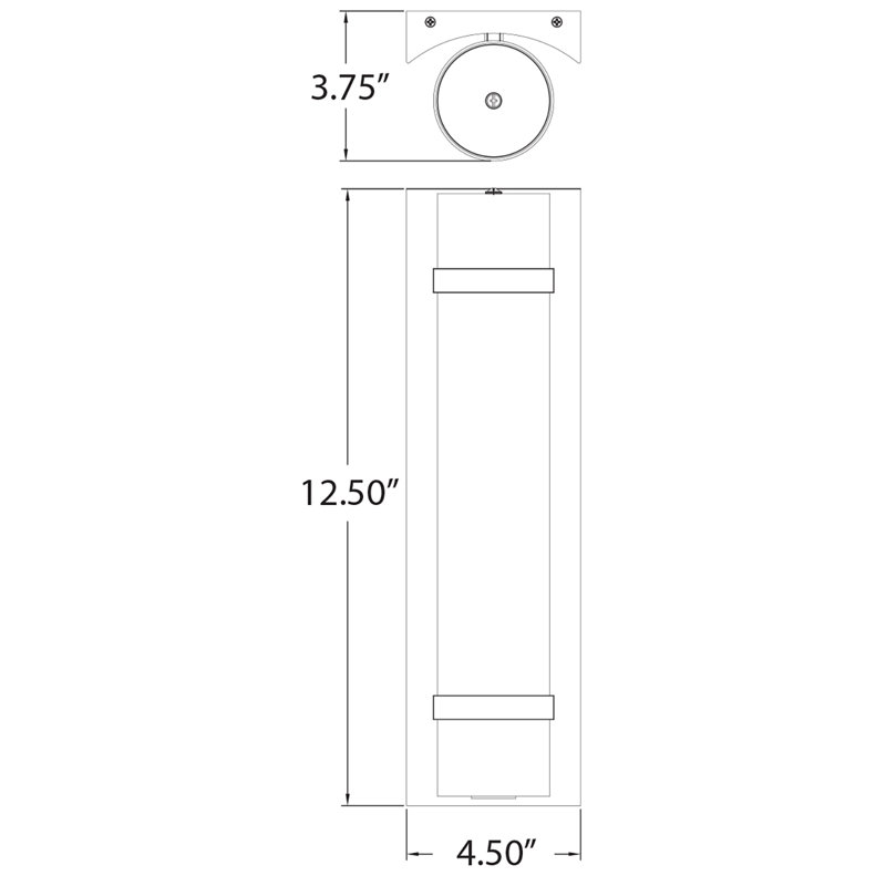 Deveral Steel Wall Light