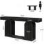 Table basse pratique, console durable, table de couloir minimaliste