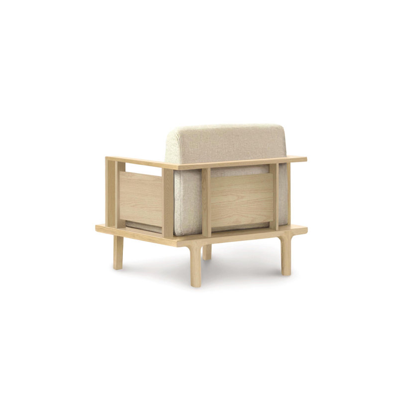 Sierra Armchair, Hemp Polyester, Natural Oak