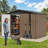 8 ft. W x 6 ft. D Galvanized Steel Storage Shed-100556271