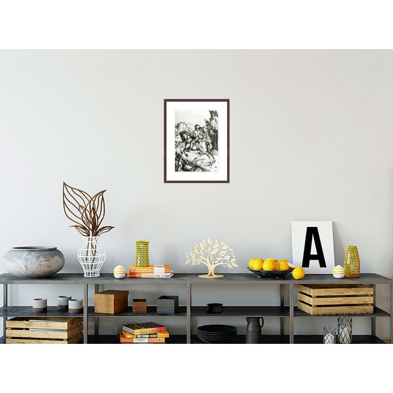 «The Small Courier» par Albrecht Dürer, impression giclée sur cadre, H 21,75 po x l 16,99 po