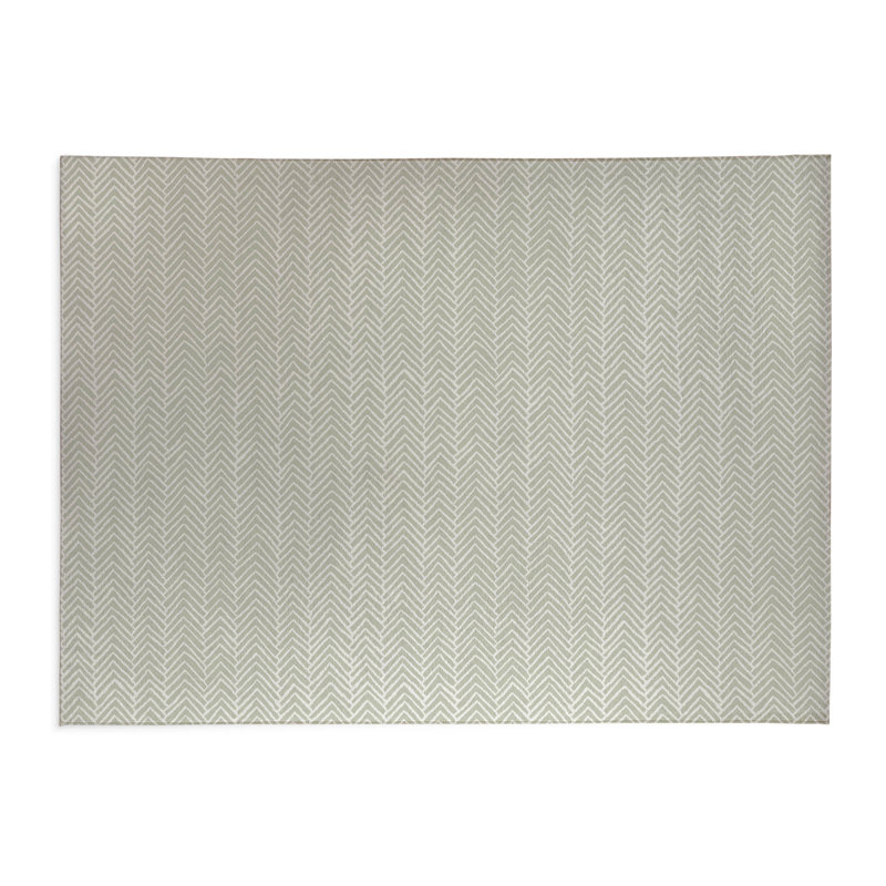 Paillasson à chevrons, Vert clair, L 48 po x L 72 po