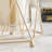 Prism Warm Gold Hurricane Candle Holders (Set of 2)