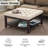33.5" Wide Tufted Square Cocktail Ottoman With Free Tray-652042903