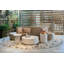 Table d'appoint en béton 18 po Elementi Home Rome pour l'intérieur et l'extérieur-88958098